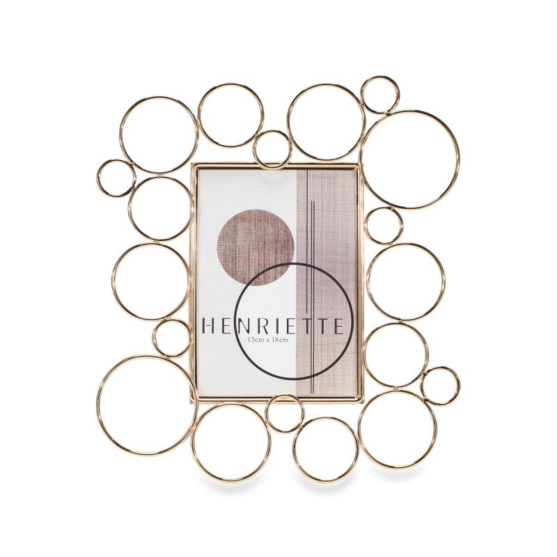 Henriette - Cornice Bolle - Metallo Dorato