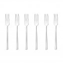 Sambonet - Set 6 Forchettine Dolce - Acciaio Inox - Rock