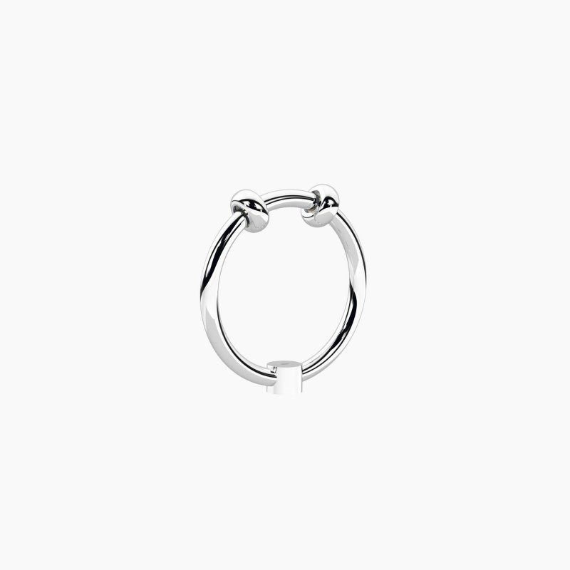 Kidult - Anello In Acciaio Swing - Misura 9