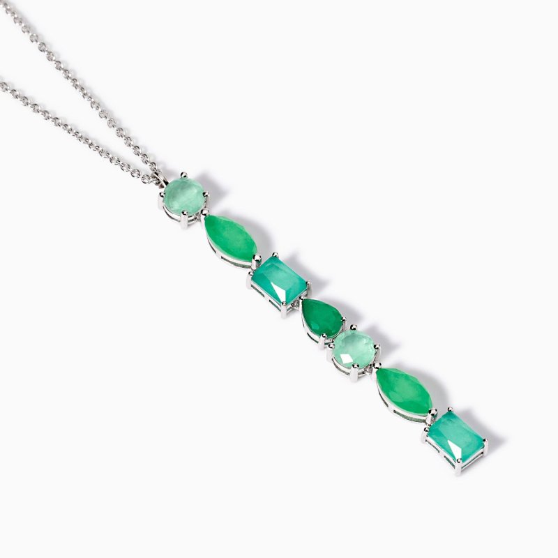 Mabina - Girocollo Con Fusion Stone - Glass Verde