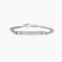 Mabina - Bracciale Uomo Rider - Argento - Regolabile