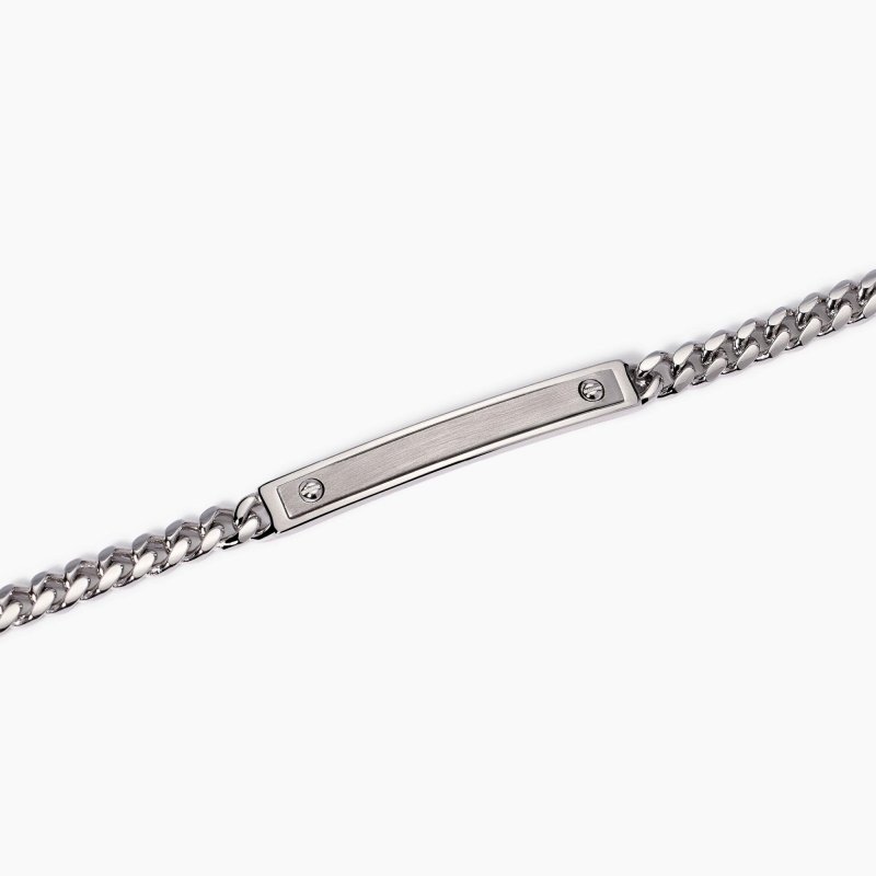 Mabina - Bracciale Uomo Rider - Argento - Regolabile