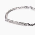 Mabina - Bracciale Uomo Rider - Argento - Regolabile