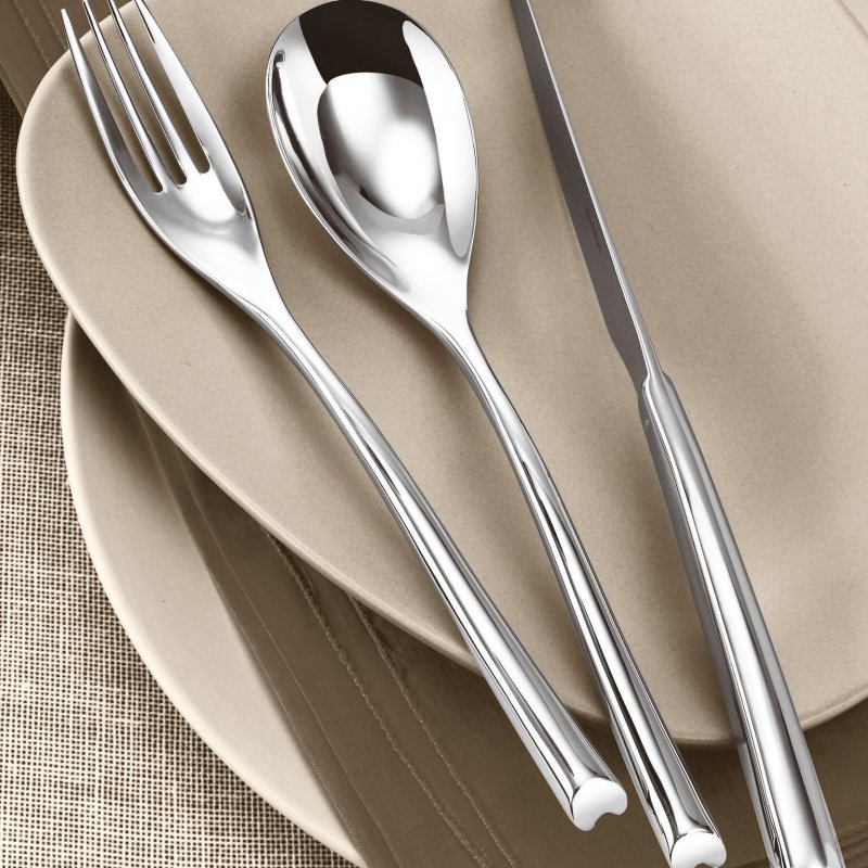Sambonet - Forchetta Tavola H-Art - Acciaio Inox - 4 Rebbi