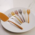 Sambonet - Set 6 Forchettine Dolce E Pala Torta - Acciaio Inox - Linear