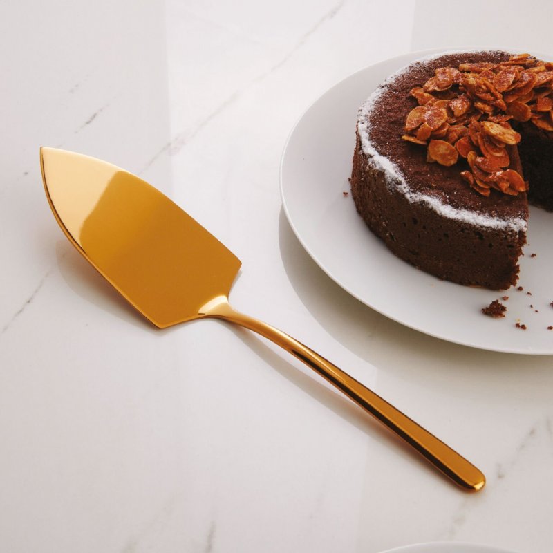 Sambonet - Set 6 Forchettine Dolce E Pala Torta - Acciaio Inox - Linear