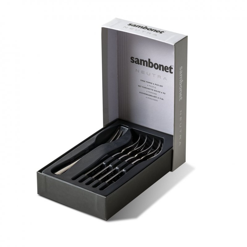 Sambonet - Set 6 Forchettine Dolce - Acciaio Inox - Neutra