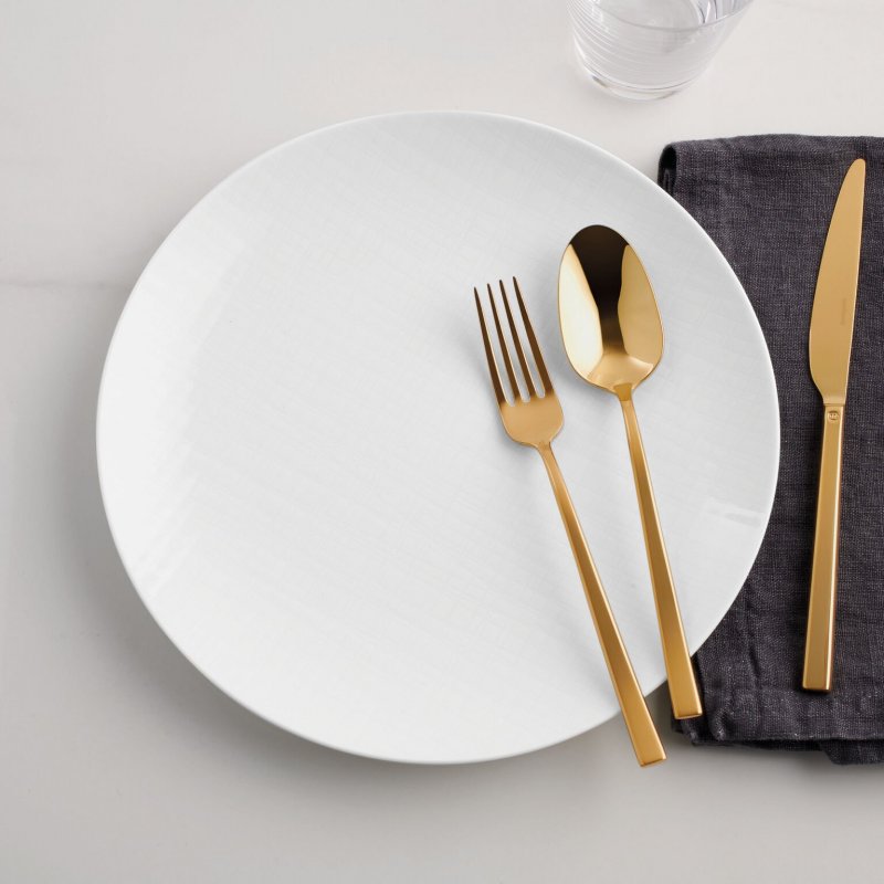 Sambonet - Set 6 Forchettine Dolce - Mirror Pvd Gold