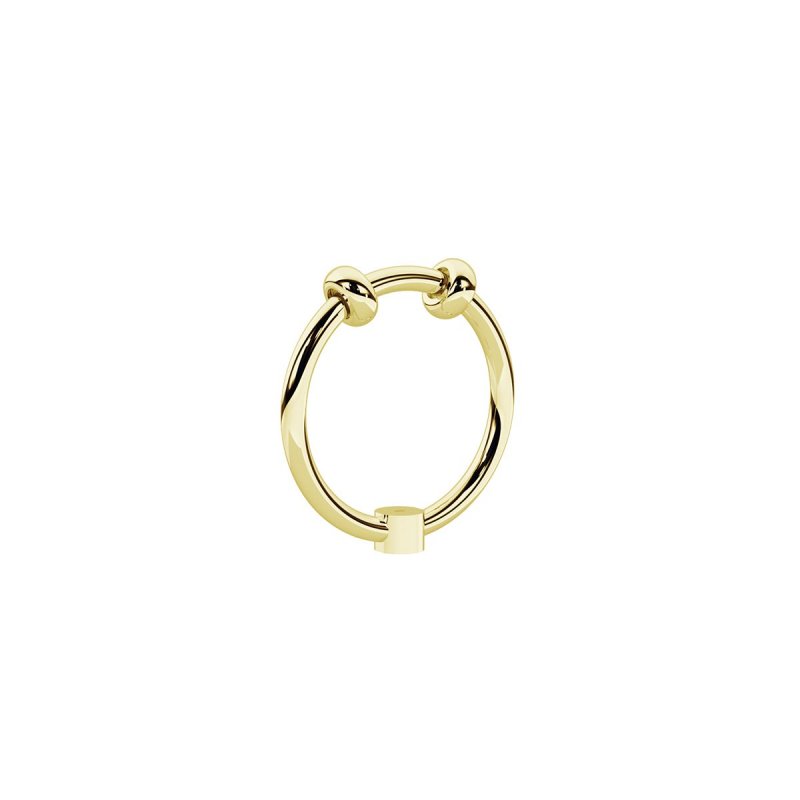 Kidult - Anello In Acciaio 316L - Pvd Giallo