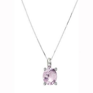 Bliss - Collierino In Oro Bianco - Diamante