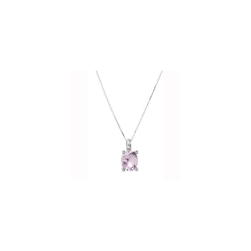 Bliss - Collierino In Oro Bianco - Diamante
