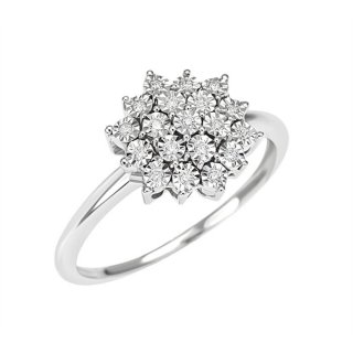 Bliss - Anello In Oro Bianco - Diamante Rotondo