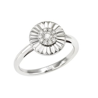 Bliss - Anello In Oro Bianco - Diamante Rotondo