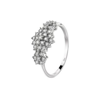 Bliss - Anello In Oro Bianco - Diamante Rotondo
