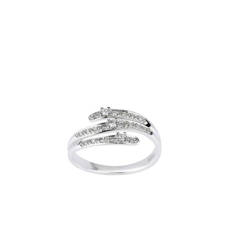 Bliss - Anello Via Lattea - Oro Bianco - Diamante