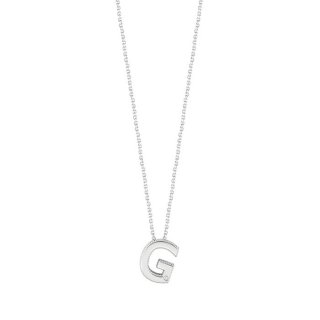 Bliss - Collierino In Oro Bianco - Diamante Rotondo