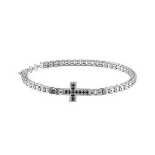 Bliss - Bracciale In Oro Bianco - Diamante