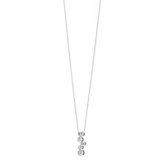 Bliss - Collierino In Oro Bianco - Diamante H