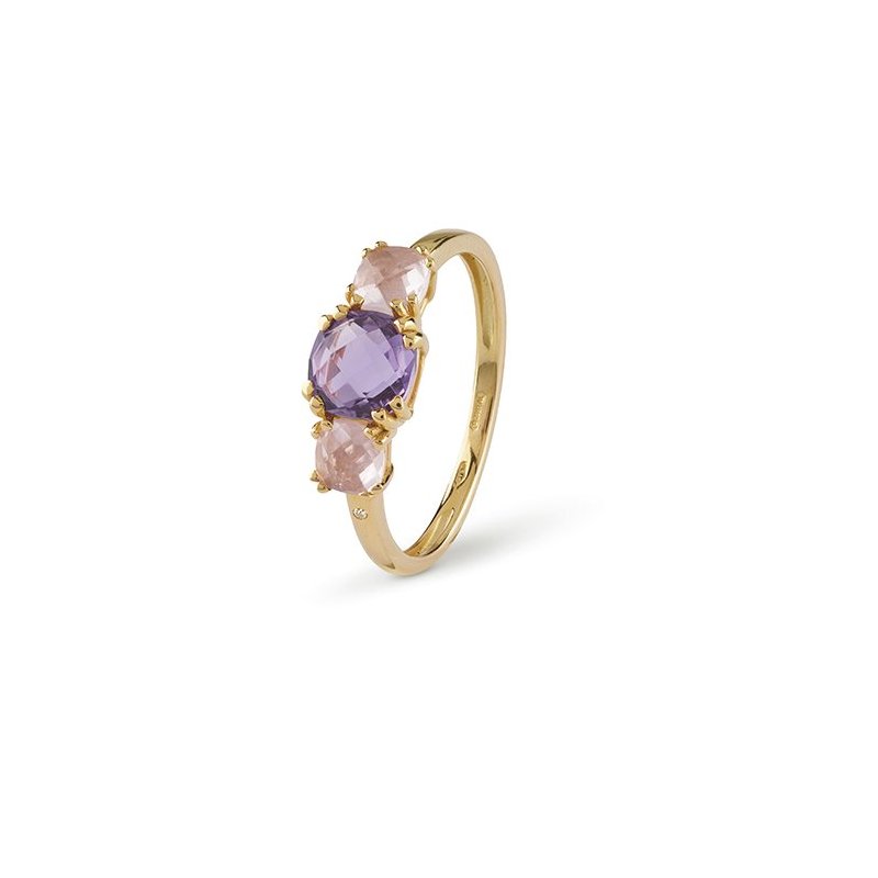 Bliss - Anello Candy - Oro Giallo - Diamante