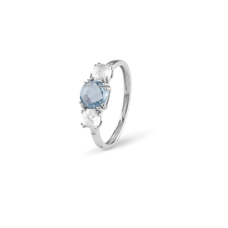 Bliss - Anello In Oro Bianco - Diamante Rotondo