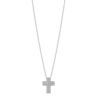 Bliss - Collierino In Oro Bianco - Diamante Rotondo