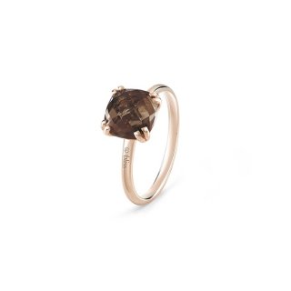Bliss - Anello In Oro Rosa - Diamante Rotondo