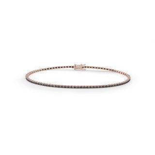 Bliss - Bracciale In Oro Rosa - Diamante Rotondo