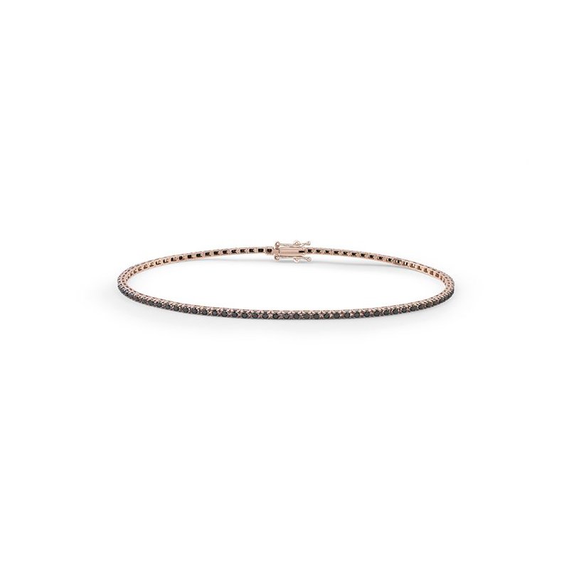Bliss - Bracciale In Oro Rosa - Diamante Rotondo