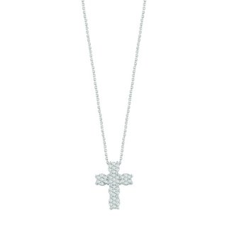 Bliss - Collierino In Oro Bianco - Diamante Rotondo
