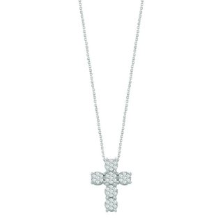 Bliss - Collierino In Oro Bianco - Diamante Rotondo