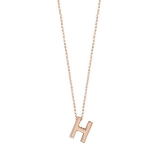 Bliss - Collierino In Oro Rosa - Diamante Rotondo