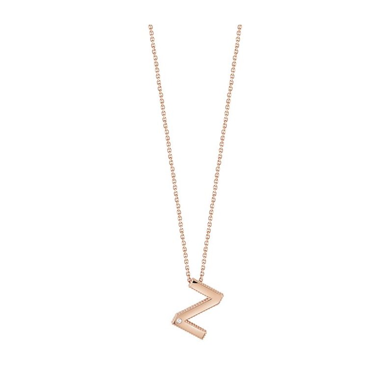 Bliss - Collierino In Oro Rosa - Diamante