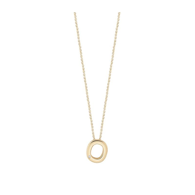 Bliss - Collierino In Oro Giallo - Diamante Rotondo