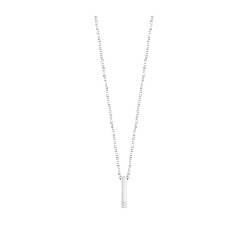 Bliss - Collierino In Oro Bianco - Diamante