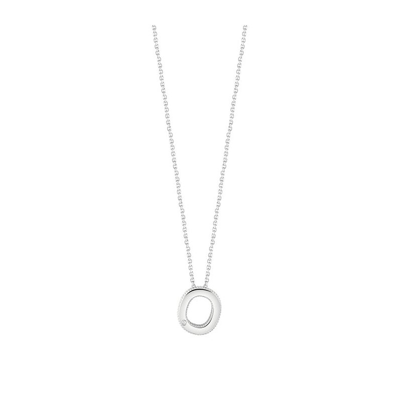 Bliss - Collierino In Oro Bianco - Diamante