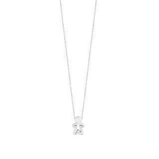 Bliss - Collierino In Oro Bianco - Diamante
