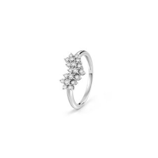 Bliss - Anello In Oro Bianco - Diamante Rotondo