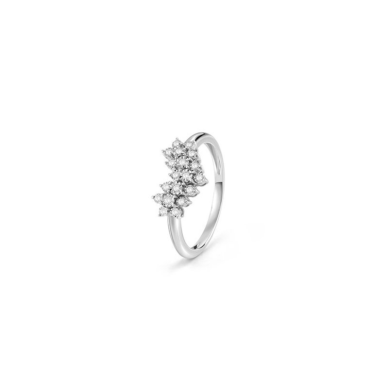 Bliss - Anello In Oro Bianco - Diamante Rotondo