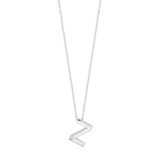 Bliss - Collierino In Oro Bianco - Diamante Rotondo