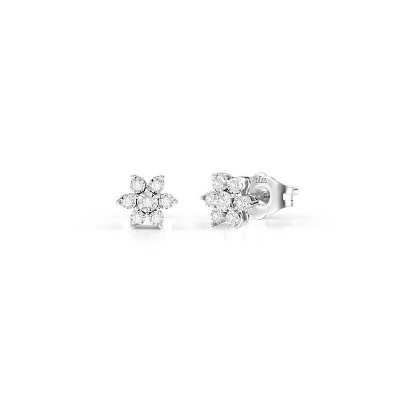 Bliss - Orecchini Bl Elisir - Oro Bianco - Diamante