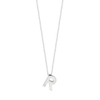 Bliss - Collierino In Oro Bianco - Diamante Rotondo