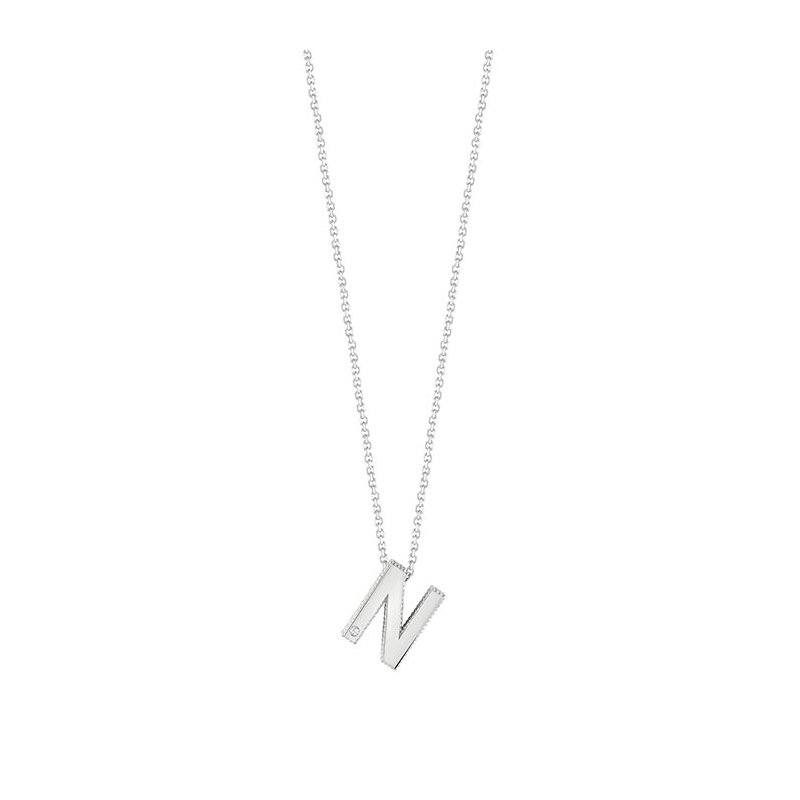 Bliss - Collierino In Oro Bianco - Diamante