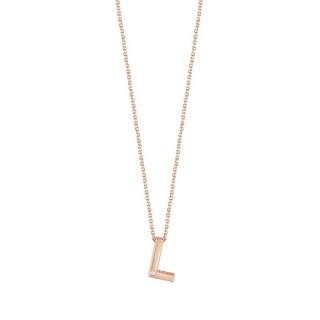 Bliss - Collierino In Oro Rosa - Diamante Rotondo