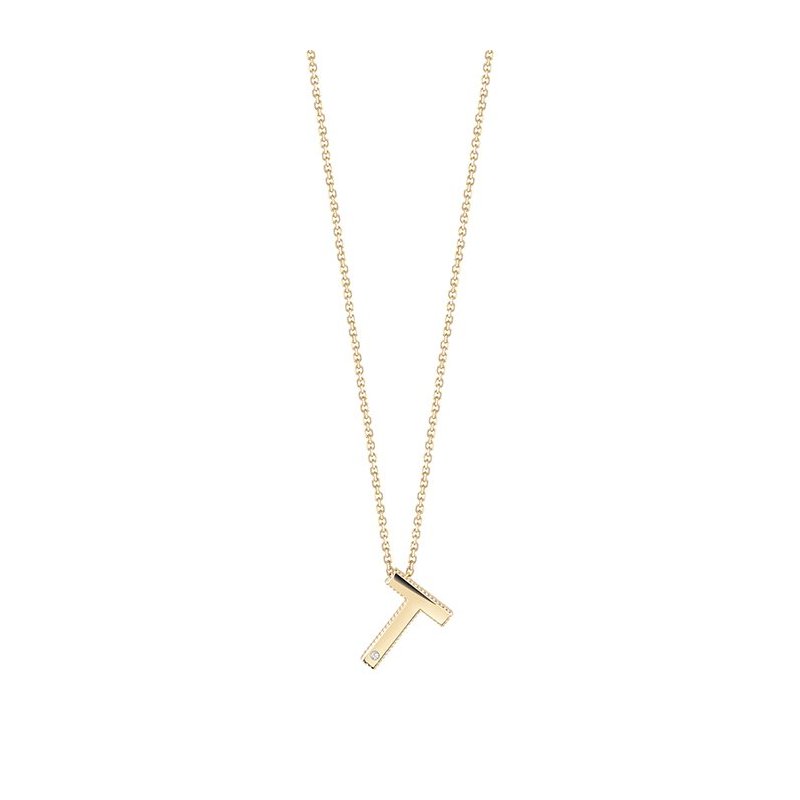 Bliss - Collierino In Oro Giallo - Diamante Rotondo