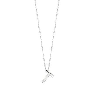 Bliss - Collierino In Oro Bianco - Diamante Rotondo