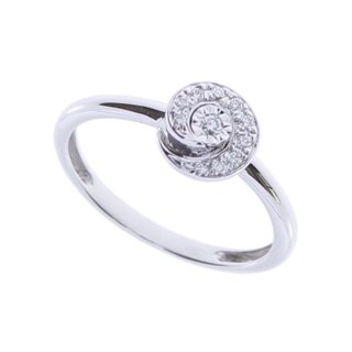 Bliss - Anello In Oro Bianco - Diamante Rotondo