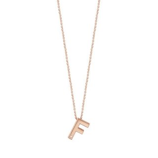 Bliss - Collierino In Oro Rosa - Diamante Rotondo