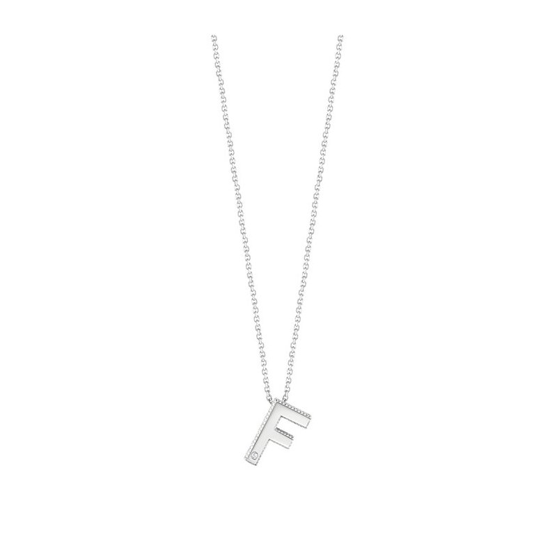 Bliss - Collierino In Oro Bianco - Diamante