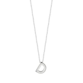 Bliss - Collierino In Oro Bianco - Diamante Rotondo