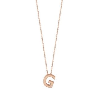 Bliss - Collierino In Oro Rosa - Diamante Rotondo